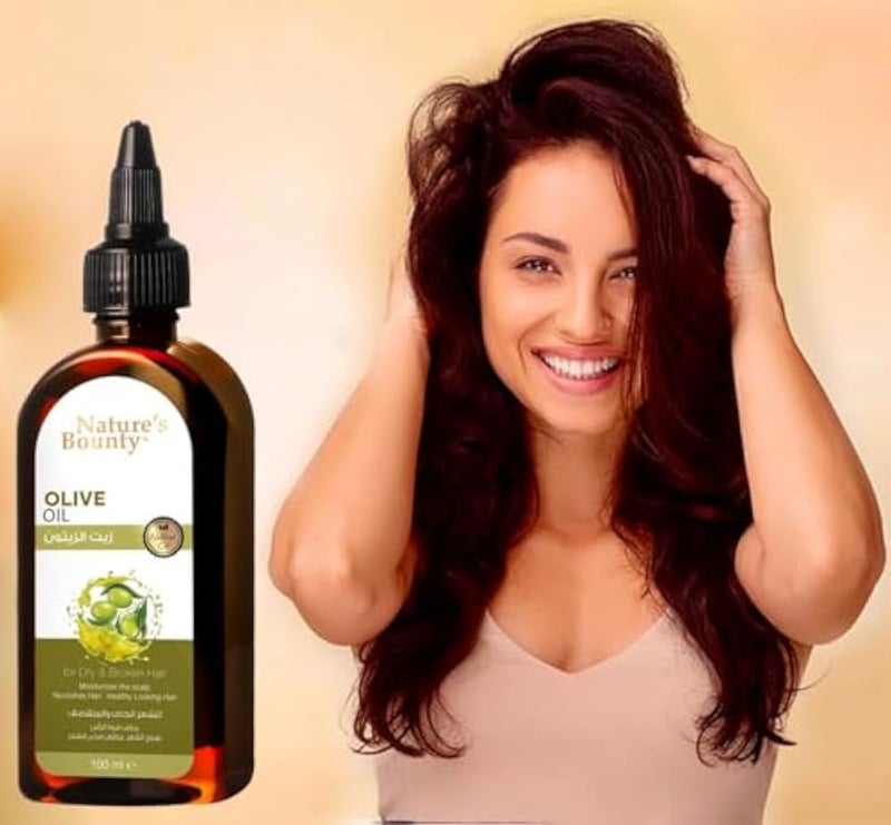 Nature's Bounty - Natural Oil, Nourishing & Strengthening, 100 ML (Olive Oil For Dry & Broken Hair) - Image 4