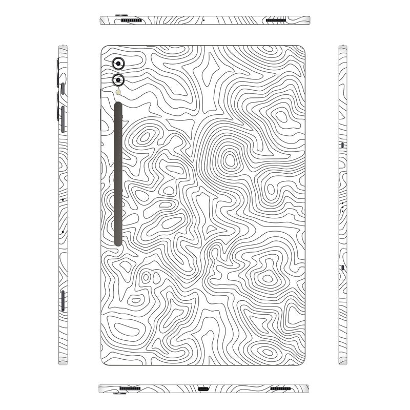 Capes أغطية تابلت متوافقة مع سامسونج جالاكسي تاب S9 ألترا 5G | فيلم واقي فائق النحافة | ملصق فينيل مضاد للخدش | ليس غلاف/غطاء (تورنادو، غلاف كامل الجسم) - Image 1