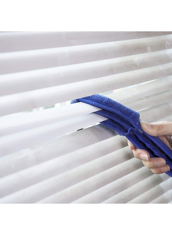 Hiware Window Blind Cleaner Duster Brush with 5 Microfiber Sleeves - Blind Cleaner Tools for Window Shutters Blind Air Conditioner Jalousie Dust - Image 5