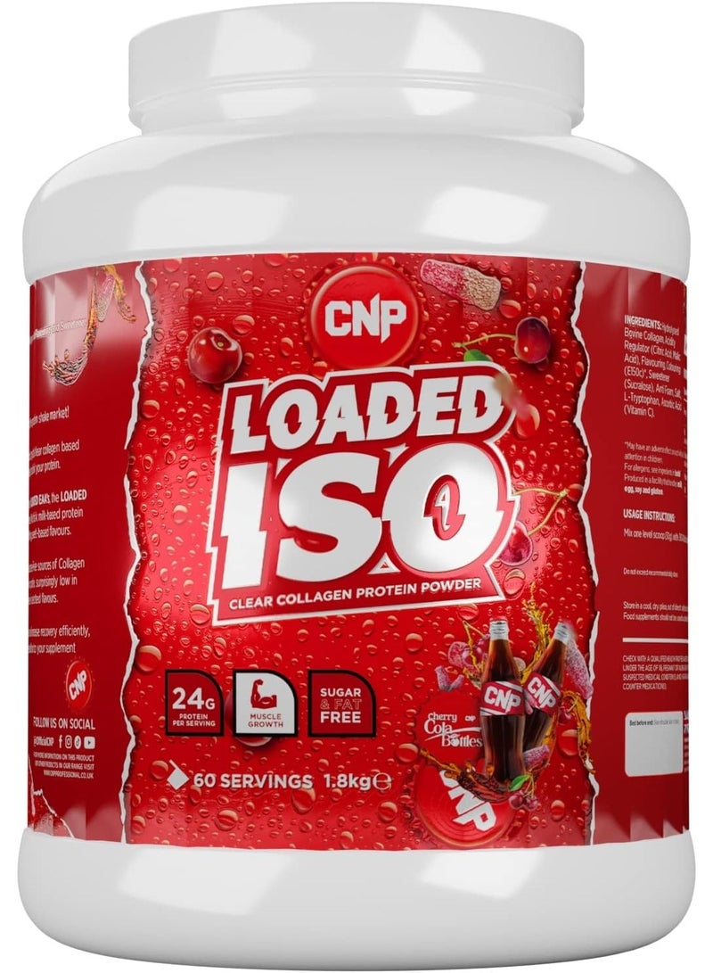 سي إن بي لودد آيزو 1.8 كجم – نكهة الكرز كولا – بروتين مصل اللبن المعزول - Image 1