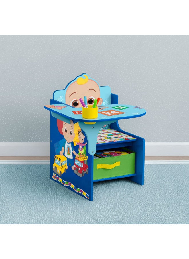 Delta Children Chair Desk with Storage Bin - Greenguard Gold Certified, CoComelon - Image 2