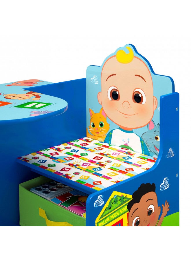 Delta Children Chair Desk with Storage Bin - Greenguard Gold Certified, CoComelon - Image 4