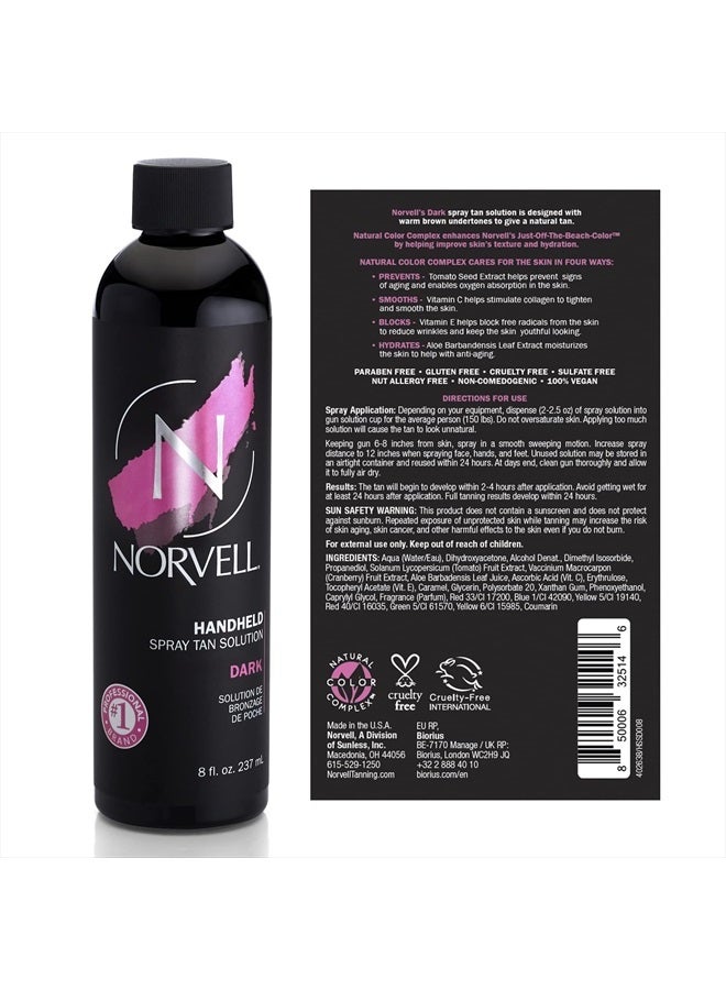 norvell Premium Sunless Tanning Solution - Dark, 8 fl.oz. - Image 2