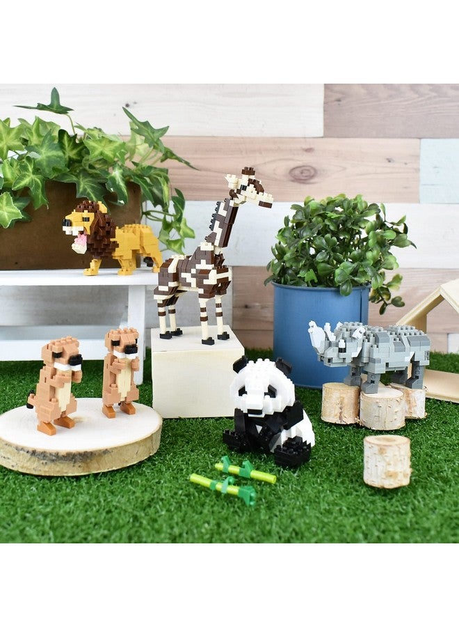 نانوبلوك - الحيوانات - الباندا العملاقة، مجموعة بناء السلسلة - Image 4