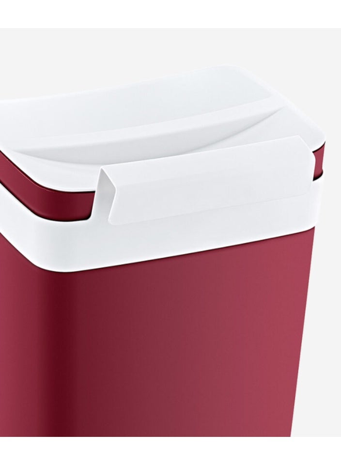 Smartware Turkish Hangable Kitchen Waste Bin - 4 Liters - Red - Image 3