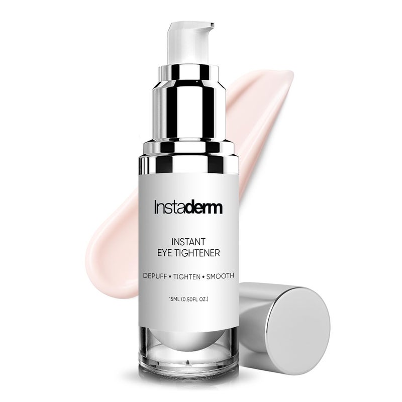 Instaderm علاج فوري لانتفاخ العين ورفعها - يزيل أكياس تحت العين والانتفاخ. يقضي على الهالات السوداء والتجاعيد. كريم مرطب طبيعي خالي من العمر. يختفي أمام عينيك في غضون دقائق. - Image 1