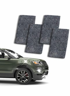Y&D Car Scratch Remover, Nano Sparkle Cloth for Scratches, 4 Pcs Magic Clean Paint, Surface Polish, Water Stains, Rust and Scratches Remover(Gray)  - Image 1