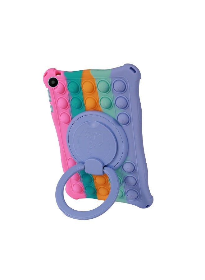 general Case Compatible with Huawei Matepad SE 10.4 inch 2023 Kids Soft Silicon 360 Rotating Ring Stand Cover with Should Strap and Pen - Image 5