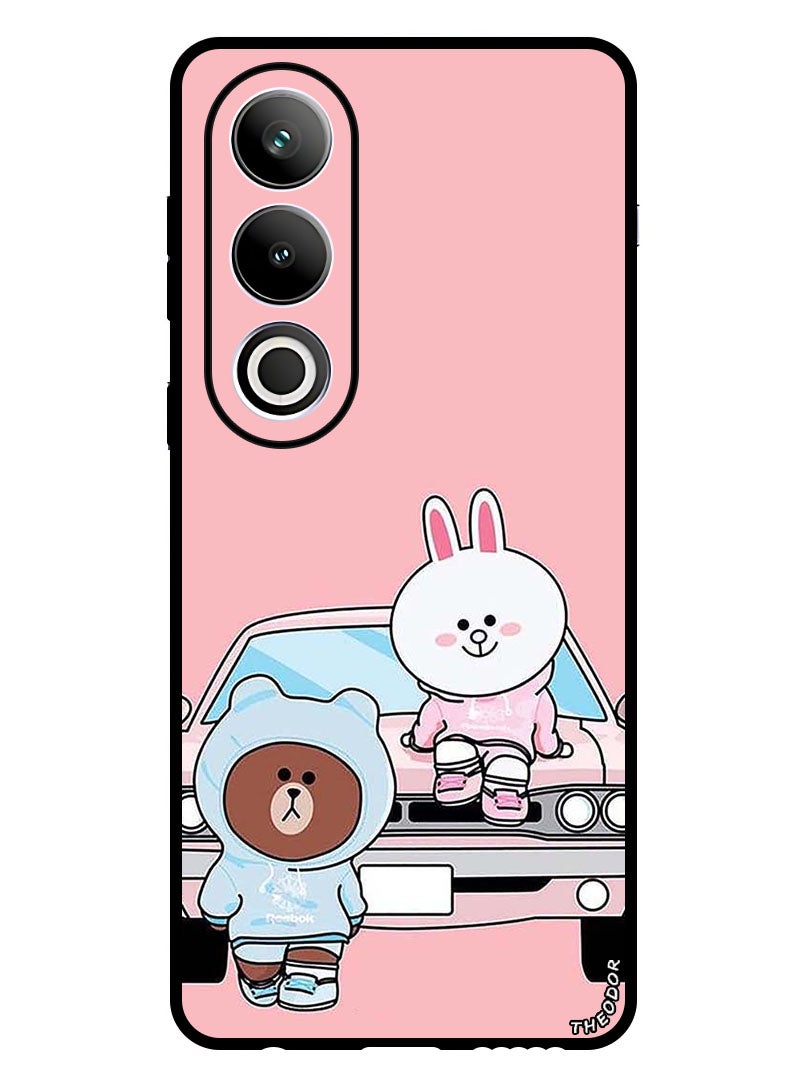 Theodor Protective Case Anti Scratch Shock Proof Bumper Cover For OnePlus Ace 3V Kittey On Car - Image 1