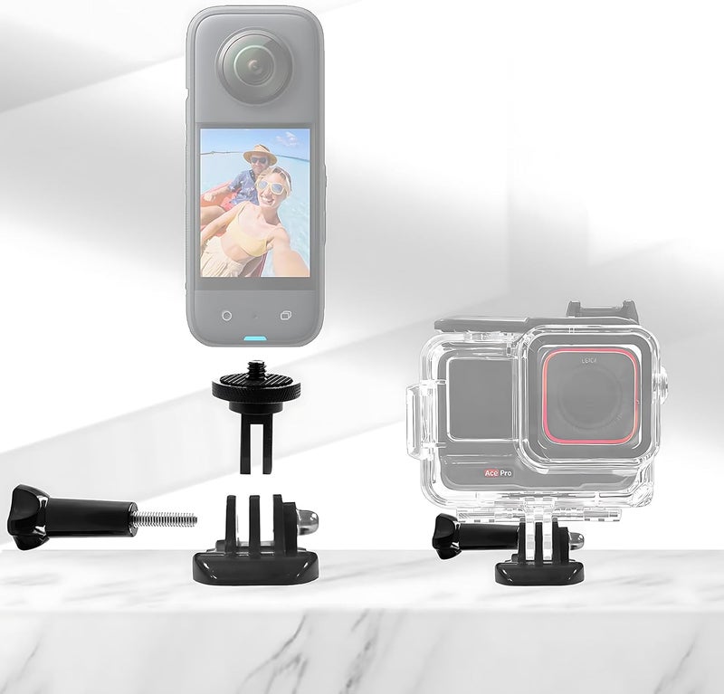Sruim Flexible Adhesive Mount for Insta 360 and GoPro Cameras - Helmet Sticky Mounts Buckle Accessory Kit - Image 5
