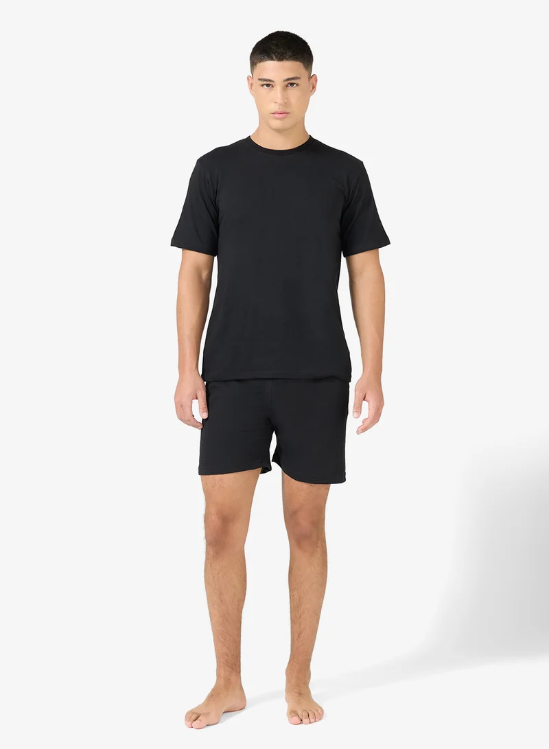 Seventy Five  Nightwear T-Shirt & Shorts Set for Men | Best Price UAE