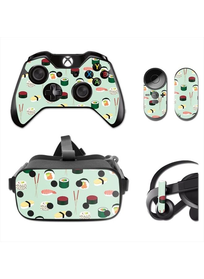 MIGHTY SKINS MightySkins Skin Compatible with Oculus Rift CV1 – Sushi | Protective, Durable, and Unique Vinyl Decal wrap Cover | Easy to Apply, Remove, and Change Styles | Made in The USA