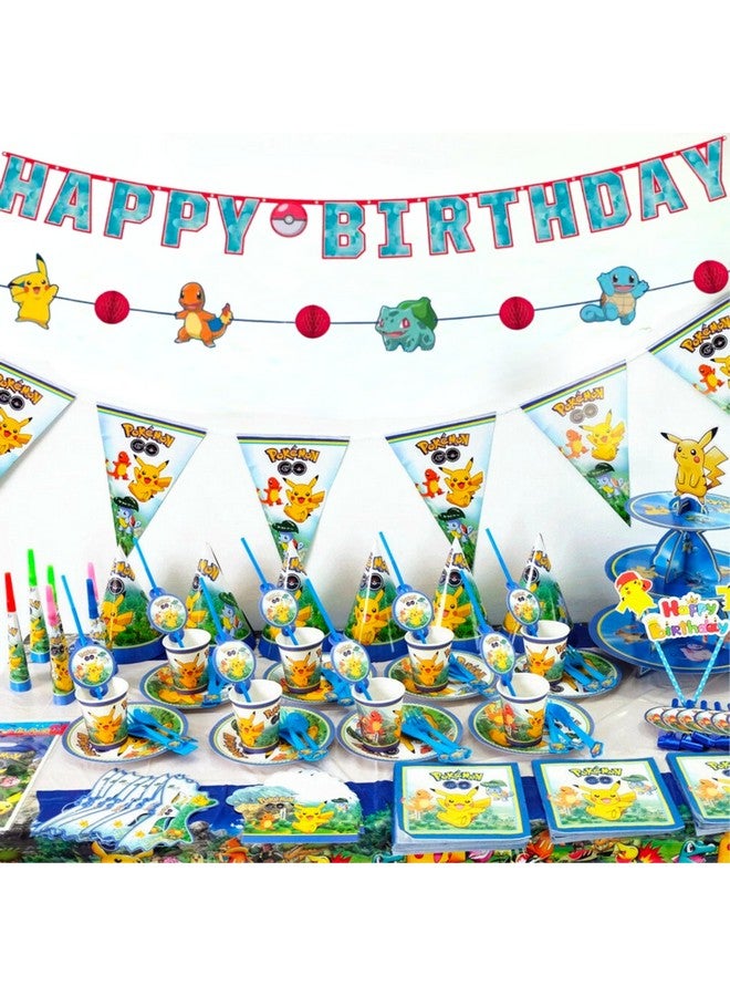 Amscan Pokemon Paper Party Banner Kit (Pack of 2) - Easy to Hang Colorful Party Supplies, Ideal Party Decorations for Birthdays, Pokemon Themed Events & Kid's Parties  - Image 2
