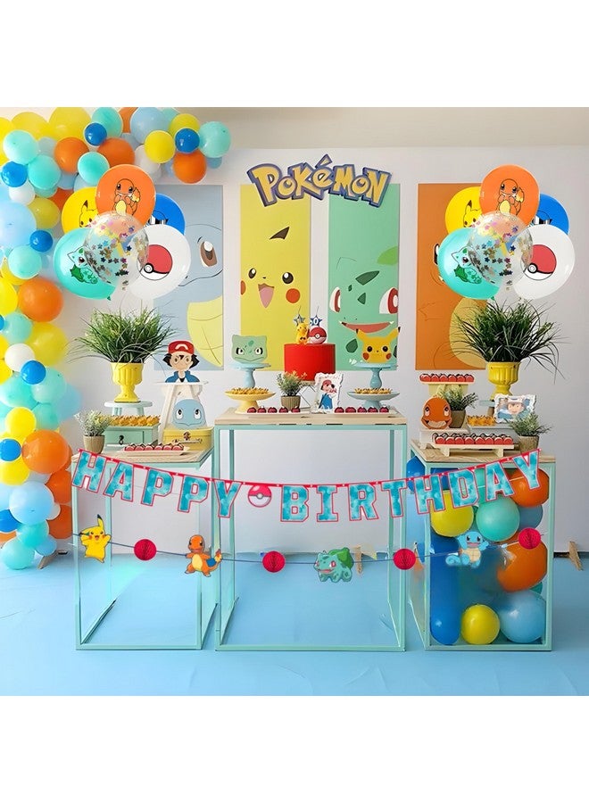 Amscan Pokemon Paper Party Banner Kit (Pack of 2) - Easy to Hang Colorful Party Supplies, Ideal Party Decorations for Birthdays, Pokemon Themed Events & Kid's Parties  - Image 4