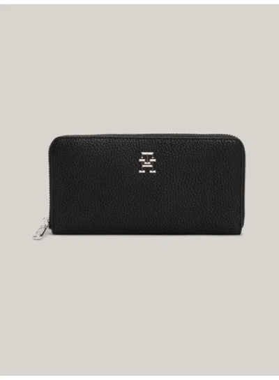 TOMMY HILFIGER TH Emblem Large Zip-Around Wallet
