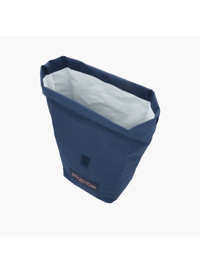 Jansport Roll-Top Lunch Bag in Navy - Image 4
