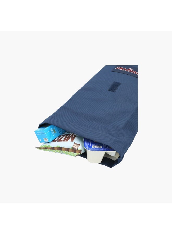 Jansport Roll-Top Lunch Bag in Navy - Image 3