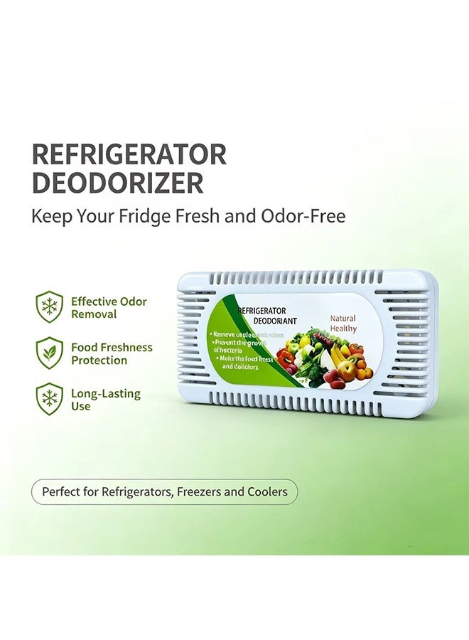 JCB CHIC Refrigerator Deodorizer,Fridges Odor Eliminator,Natural Unscented Activated Charcoal Refrigerator Deodorizer,Dehumidizer,Antistaling Agent for Freezers Coolers and Lunch Boxes(3PCS) - Image 2