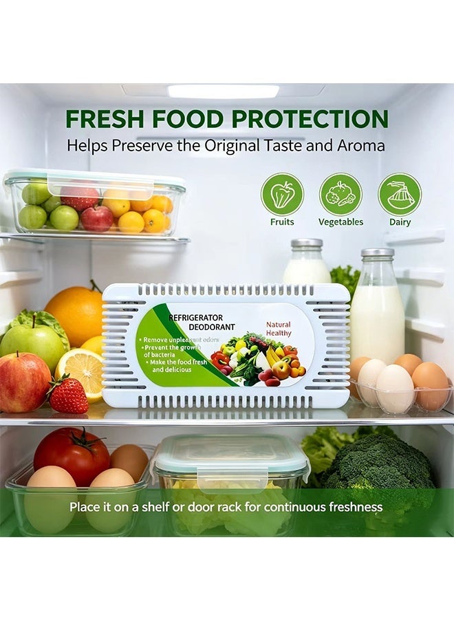 JCB CHIC Refrigerator Deodorizer,Fridges Odor Eliminator,Natural Unscented Activated Charcoal Refrigerator Deodorizer,Dehumidizer,Antistaling Agent for Freezers Coolers and Lunch Boxes(3PCS) - Image 4