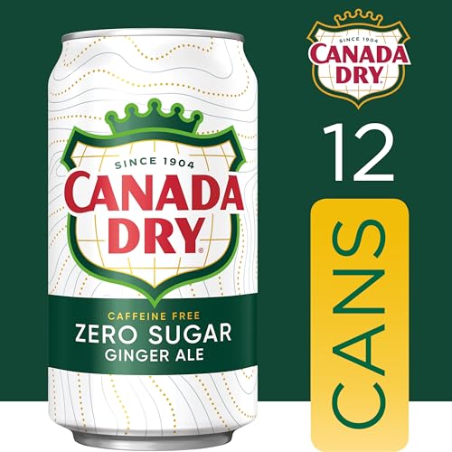 Canada Dry Zero Sugar Ginger Ale Soda, 12 fl oz cans, 12 pack - Image 4