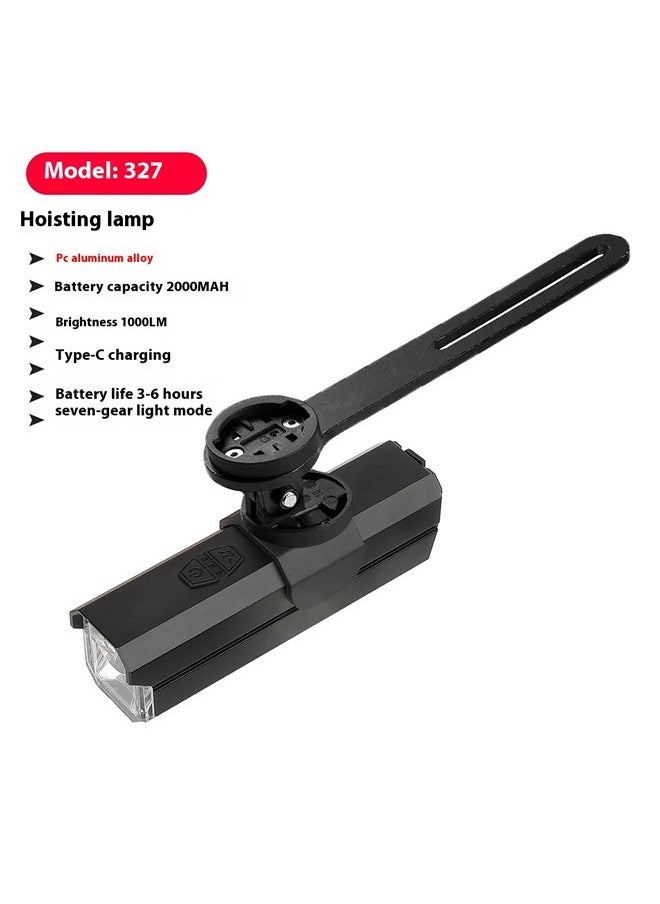 yongsheng Rechargeable LED Flashlight For Bicycle Black ，Super Bright Front Bicycle Light Waterproof Bike Headlight for Mountain,Road,Commuter Cycling -Fits All Bikes  - Image 1