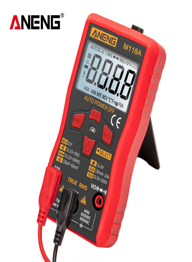 ANENG M118A Auto Ranging Digital Multimeter High-Accuracy TRMS 6000 Counts Voltage Current Ohm Capacitance Diode Multi Tester - Image 4