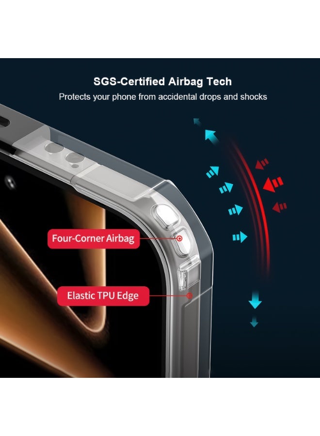 إكسوند غطاء حماية متوافق مع for Infinix Note 60 / 60 Pro 5G، بتصميم حماية مرتفع للكاميرا، هيكل هجين من TPU وPC، غطاء خلفي أسود شفاف نحيف ومضاد للاصفرار - Image 3