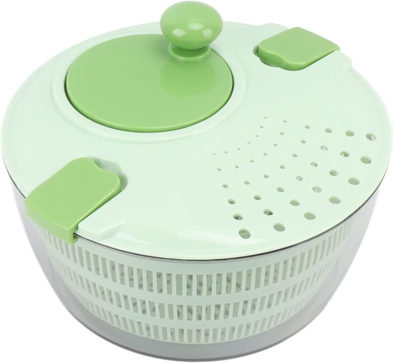 Green Salad Spinner Vegetable Washer For Lettuce Spinach Fruit Pasta Fries Kitchen - Image 1