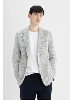 DeFacto Man Smart Casual Modern Fit Mono Neck Blazer  - Image 1