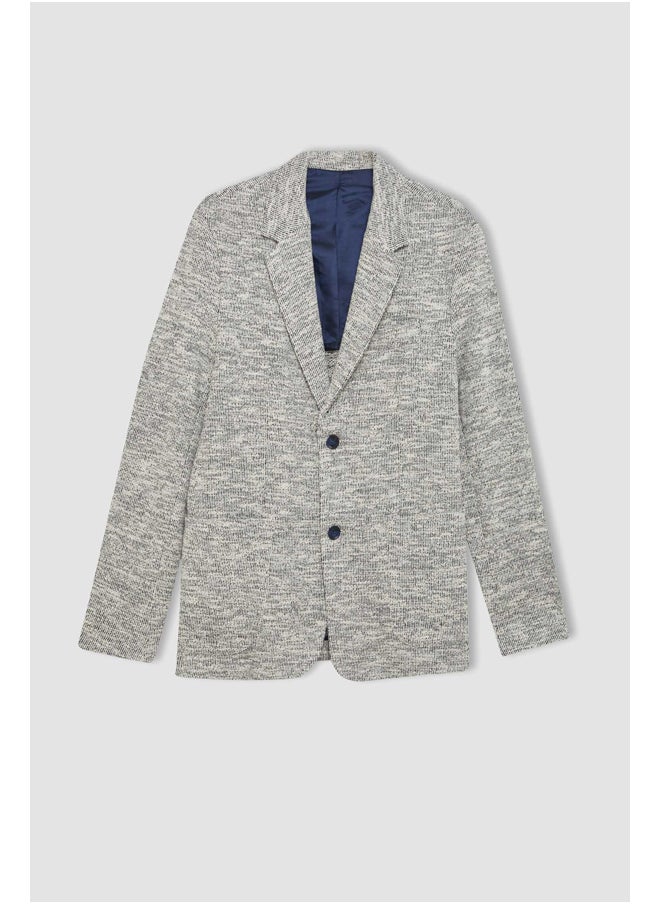 DeFacto - Man Smart Casual Modern Fit Mono Neck Blazer - Image 1