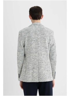 DeFacto Man Smart Casual Modern Fit Mono Neck Blazer  - Image 5