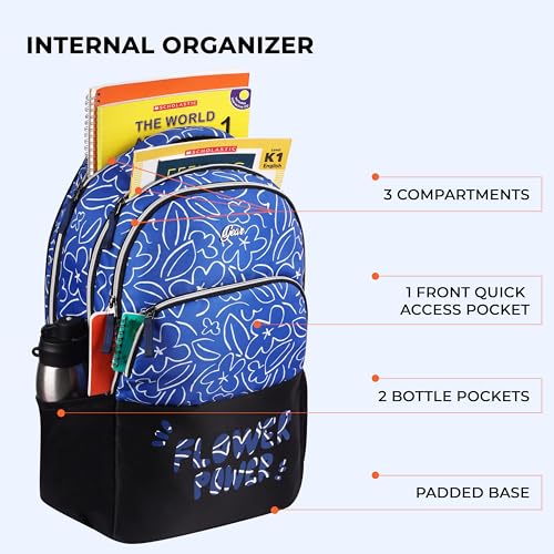Gear Cute Girls Backpack Set Canvas School Backpack with Tote Bag Waterproof MultiPocket Kawaii Bookbag Large Capacity Laptop Bag for Kids Teens Elementary School - Image 3