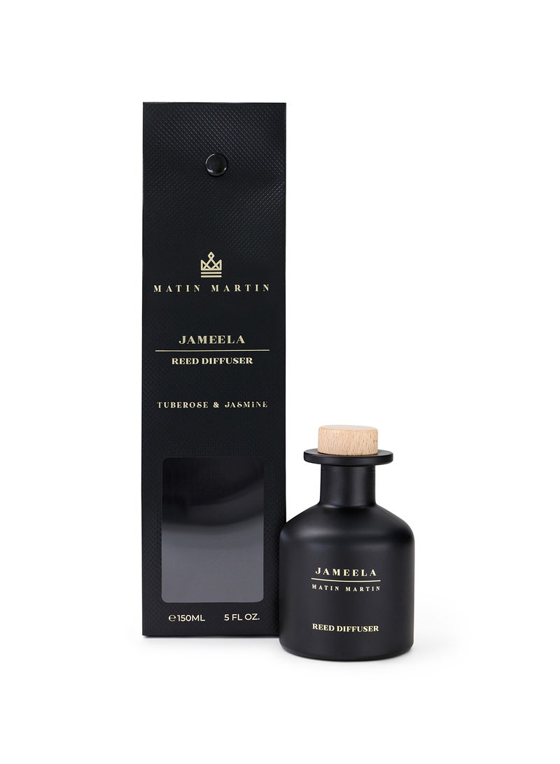 MATIN MARTIN Tuberose and Jasmine 150ml Luxury Aromatherapy Reed Diffuser Air Freshener - Jameela - Image 2