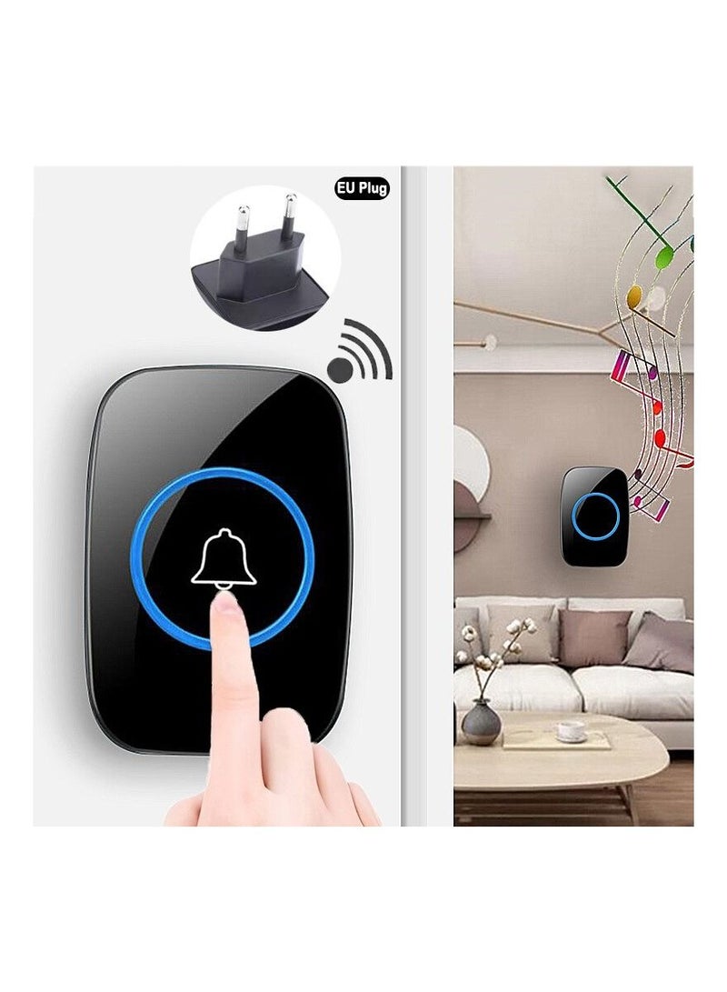 AROAQ Wireless Doorbell Outdoor Doorbell Home Wireless Ring Doorbell Waterproof with Smart Button  - Image 2