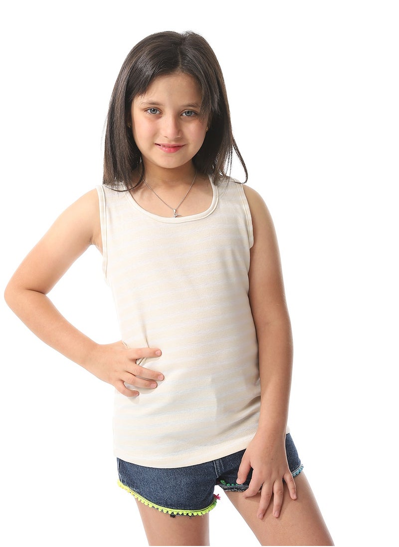 Caesar girls stripped tank top  - Image 1