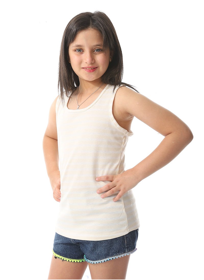 Caesar girls stripped tank top  - Image 2