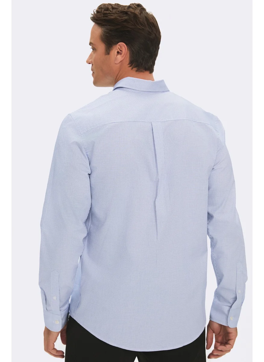 جون Exclusive Men's Regular Fit Checkered Shirt