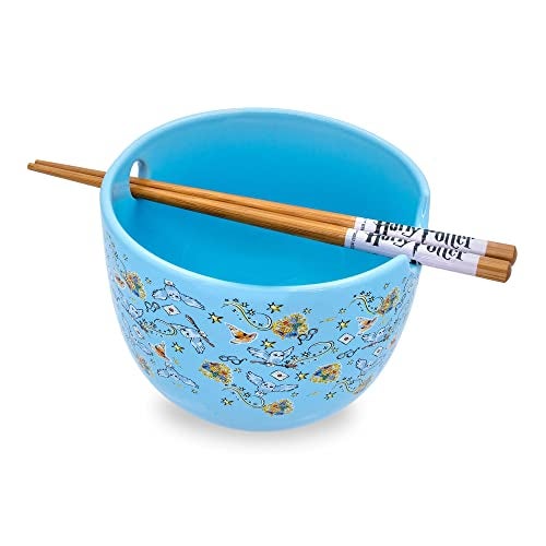 Harry Potter Toynk Harry Potter Hogwarts Icons Ceramic Dinnerware Set | Includes 20-Ounce Ramen Noodle Bowl and Wooden Chopsticks - Image 3