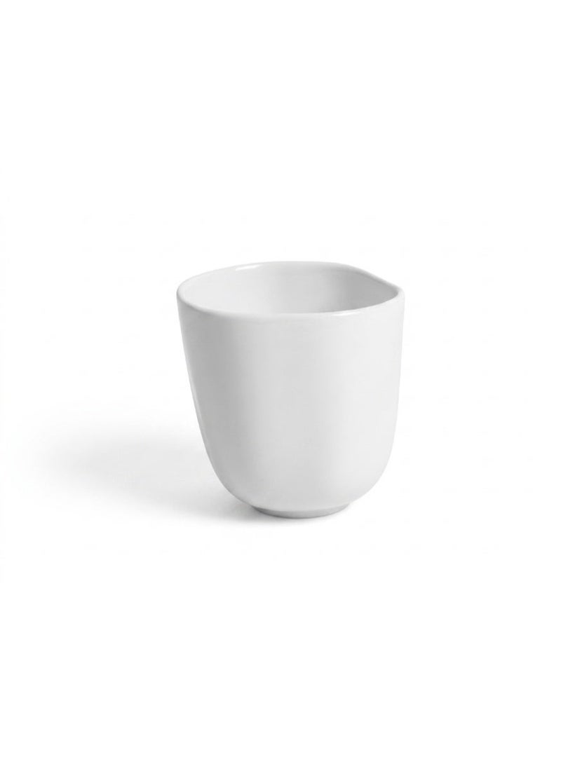 Ariane Earth Ivory Fine Porcelain Handleless Cup 27cl, Premium Non-Stackable Porcelain Cup - Image 1