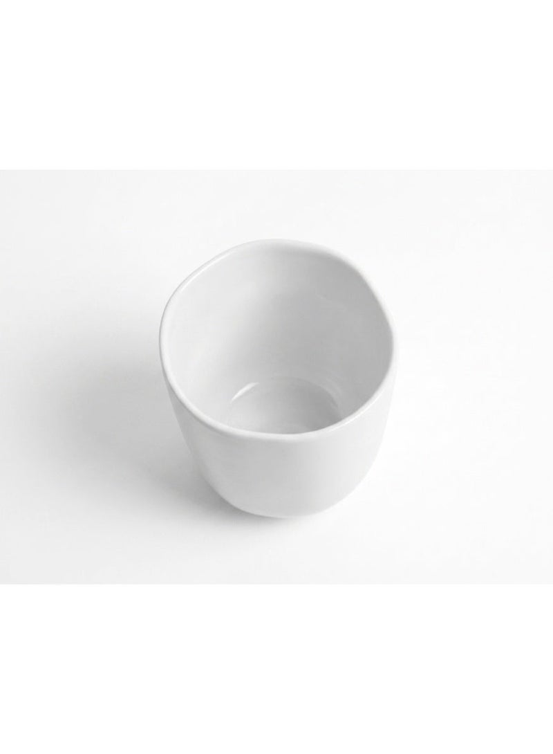 Ariane Earth Ivory Fine Porcelain Handleless Cup 27cl, Premium Non-Stackable Porcelain Cup - Image 3