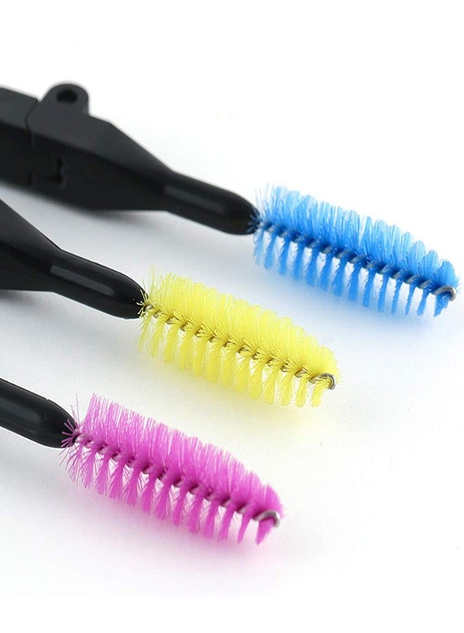 Gugzy Double-end Folding Eyelash Comb Separator Mascara Lift Curl Metal Beauty Eyes Makeup Tool Eyelashes Comb (Pink) - Image 5