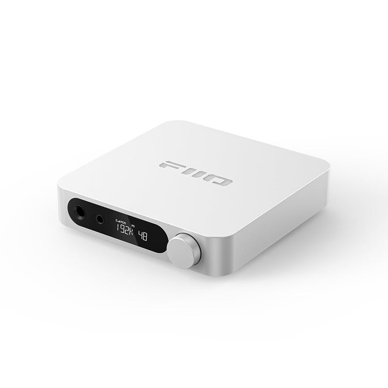 FiiO FIIO K11 Desktop 1400W Power Balanced Headphone DAC & Amplifier 384kHz/24Bit DSD256 for Home Audio/PC 6.35mm/4.4mm/RCA/Coaxial/Optical (Silver)  - Image 1