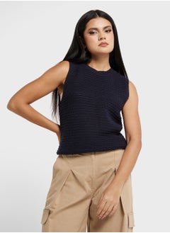 French Connection Crew Neck Vest Cardigan  - Image 1