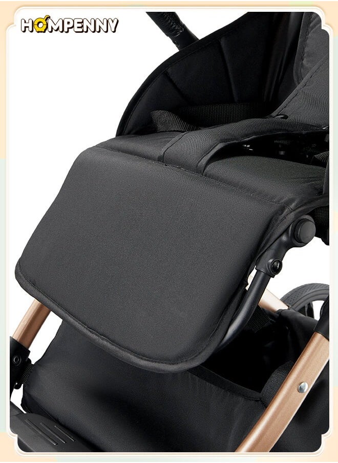 Hompenny - Lightweight Travel Baby Stroller with Cup Holder｜Premium Design｜Four-Wheel Suspension｜One-Hand Foldable and Cabin-Approved｜Multi-Angle Adjustment｜Supports up to 60kg｜Suitable for 0–6 Years - Image 1