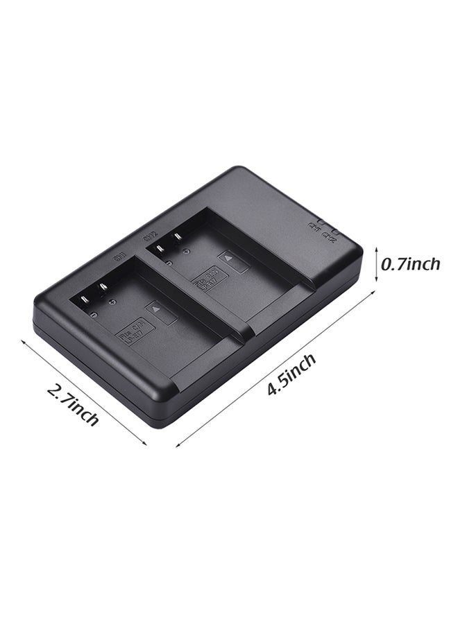 Fb Dual USB Lp-E17 Camera Battery Charger For Canon 750D 760D/Rebel T6I T6S Eos M3/M5/M6/800D/77D - Image 2