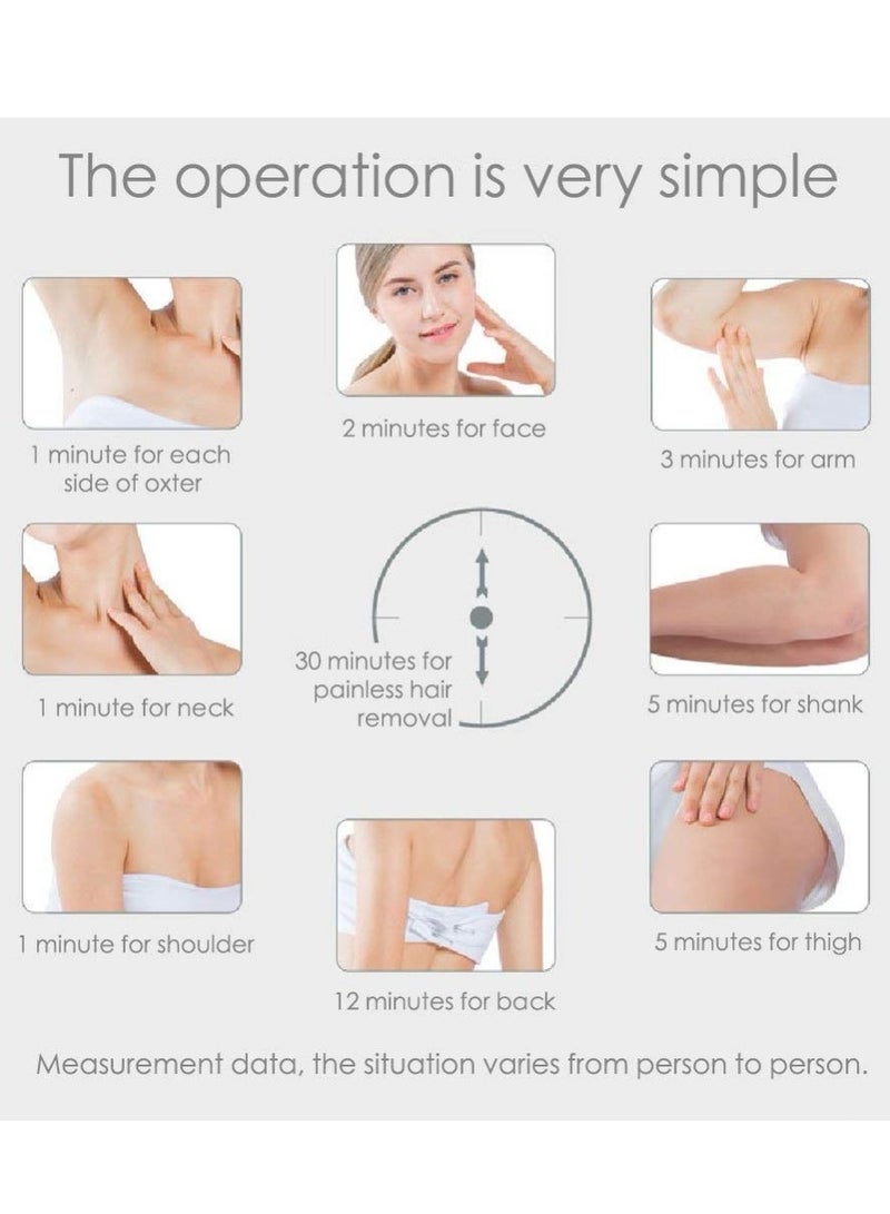 Laser Hair Removal Device,Painless Permanent Full Body Facial Upper Lip Line Armpits Legs Arms Face Lazer Safe&Long-Lasting, Corded - Image 3