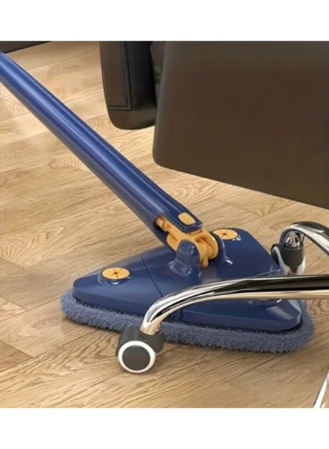 Denix Adjustable 360-degree triangular cleaning mop with automatic water wringing - Image 1