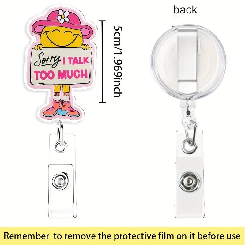 Creative Retractable Badge Holder 1pc for Nurses Doctors Healthcare Professionals Employees - Image 5