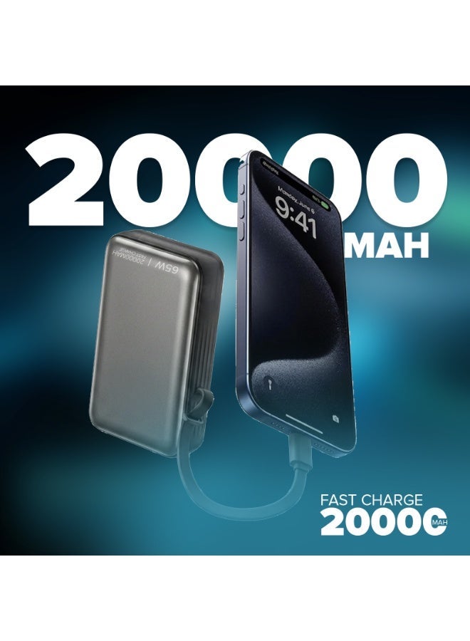 Toby's Toby’s Professional 65W 1000mAh Fast Charging Power Bank – Ultra-Compact 15cm Portable Battery Pack with Quick Charge, CE Certified, Flight Safe for Smartphones & Small Devices - Image 3