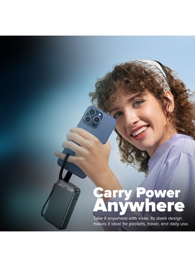 Toby's Toby’s Professional 65W 1000mAh Fast Charging Power Bank – Ultra-Compact 15cm Portable Battery Pack with Quick Charge, CE Certified, Flight Safe for Smartphones & Small Devices - Image 4